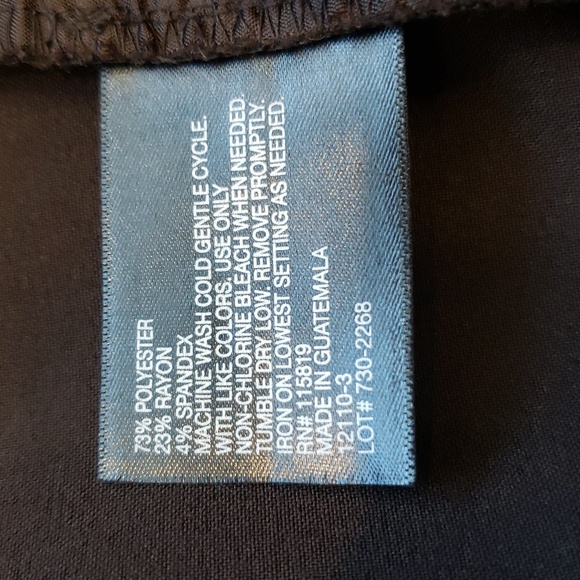 Worthington Relaxed Fit Flare Leg Pants Size 8 Petite - Picture 6 of 8